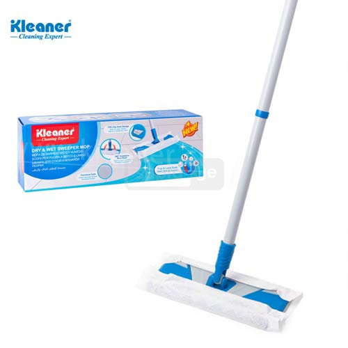 KLEANER-ქლინერ მოპის კომპლექტი ერთჯერადი სველი/მშრალი ტილოსთვის